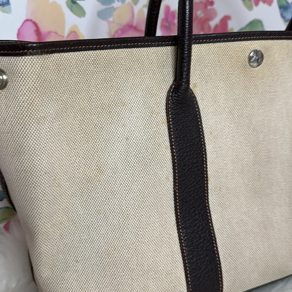 💯Authentic Hermes Garden Party Canvas 🍀 - Picture 9 of 16